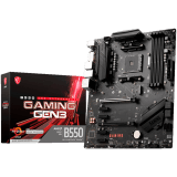 MSI Main Board Desktop B550 GAMING GEN3 (AMD B550 Chipset)  AM4, 2xPCI-Ex16, 1xPCI-Ex1, 4 x USB3.2, 2 x USB2.0