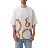 T-Shirt Oversized Gen Z Off-White/Mocha (XXL)