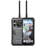 Blackview XPLORE 1 Walkie-talkie 22km 5G Rugged Phone 6.78-inch FHD 2460x1080 120Hz+2.01-inch 296x240 12+256GB MTK Dimensity 7050 octa-core 2.4Ghz Cam 50+64MP+20MP Night Vision 20000mAh NFC Gorilla Glass 5 Android 15 MIL-STD Black