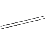 COUGAR RGB LED STRIP Light Bar, 350mm LED Strip x 2 pcs, RGB light effect