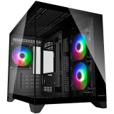 COUGAR FV150 Mini RGB PC Case, Mid tower, Black