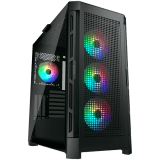 COUGAR AIRFACE PRO RGB PC Case, Mid Tower, Black