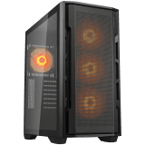 COUGAR UNIFACE RGB PC Case, Mid Tower, Black