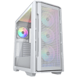 COUGAR UNIFACE RGB PC Case, Mid Tower, White
