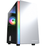 COUGAR PURITY RGB PC Case, Mini Tower, White