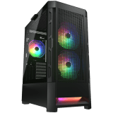 COUGAR AIRFACE RGB PC Case, Mid Tower, Black