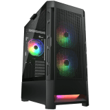COUGAR DUOFACE RGB PC Case, Mid Tower, Black