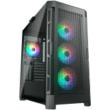 COUGAR DUOFACE PRO RGB PC Case, Mid Tower, Black