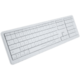 CLEVETURA CLVX 1 Touch-On-Keys AI Wireless Keyboard, ANSI US Mac layout, Scissor Switches, Aluminum Chassis, Interactive RGB, Mac/iPad/AppleTV/PC support