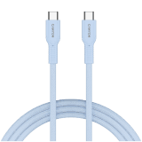 CANYON cable OnWire 60CL C-C 60W COLOR Braided 1m Light Blue