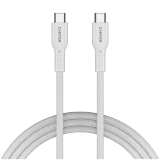 CANYON cable OnWire 60CL C-C 60W COLOR Braided 1m White