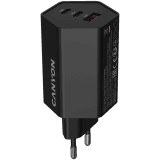 CANYON charger HEXAGON 65 GaN 65W 2xPD 1xQC EU Black
