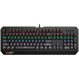 CANYON Hazard GK-6, Wired multimedia gaming keyboard with lighting effect, 108pcs rainbow LED, Numbers 104keys