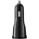 CANYON car charger C-033 2.4A/USB-A built-in Lightning Black