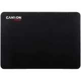 CANYON MP-4, Mouse pad,350X250X3MM,Multipandex,fully black with our logo (non gaming),blister cardboard