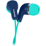 CANYON headphones EPM-02 Mic 1.2 m Blue Green