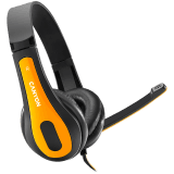 CANYON PC headset HSC-1 PC Mic Flat 2m Black Yellow