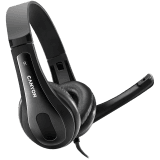 CANYON PC headset CHSU-1 PC Mic USB 2m Black