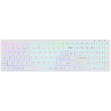 CANYON keyboard HKB-W11 UK/US RGB Dual Mode Wireless White