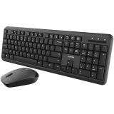 CANYON SET-W20 UK/US Keyboard+Mouse Velvet Wireless Black