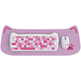 CANYON HSET-W6 EN/AD Keyboard+Mouse Kitty Edition AAA+АА Wireless Pink