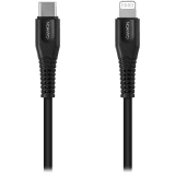 CANYON cable MFI-4 Type-C to Lightning 1.2m Black