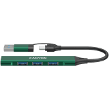 CANYON hub DS-02 4in1 USB-A/C Green