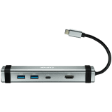 CANYON hub DS-3 4in1 USB-C Space Grey