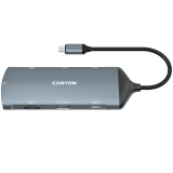 CANYON hub DS-15 8in1 4k USB-C Dark Grey