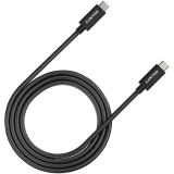 CANYON UC-44, cable, U4-CC-5A1M-E, USB4 TYPE-C to TYPE-C cable assembly 40G 1m 5A 240W(ERP) with E-MARK, CE, ROHS, black