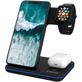 CANYON wireless charger WS-303 15W 3in1 Black
