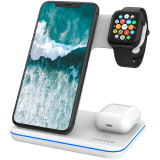 CANYON wireless charger WS-303 15W 3in1 White