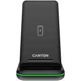CANYON wireless charger WS-304 15W 3in1 Black