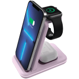 CANYON wireless charger WS-304 15W 3in1 Iced Pink