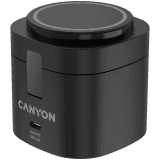 Canyon 4 in 1 Wireless Charging Stand, 30W max, Size: 70x70x70.3mm, weight: 414g, with 1M cable, black