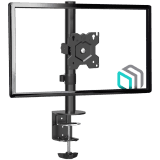 ONKRON Monitor Desk Mount for 13 to 34-Inch LCD LED OLED Screens up to 8 kg, Black