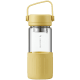 BUYDEEM Glass Tea Bottle 300 ml, model DG42, color Mellow Yellow
