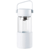 BUYDEEM Glass Tea Bottle 300 ml, model DG42, color Oat White