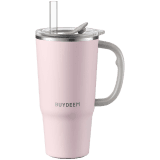 BUYDEEM Thermo Mug With Straw 700 ml, model DS57, color Pink