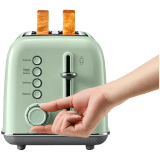 BUYDEEM 2 Slice Toaster, model DT620E, color Cozy Greenish, EU