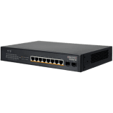 EDGECORE 8 ports 10/100/1000Base-T + 2G SFP uplink ports with 8 port PoE (70W)