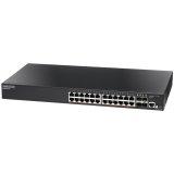 EDGECORE 24 ports 10/100/1000Base-T + 4G SFP uplink ports with 24 port PoE (200W)
