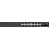 EDGECORE 24 x GE PoE+ + 4 GE SFP L2+ Swtich PoE Budget max. 190W