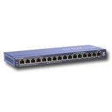 Switch NETGEAR ProSafe FS116P (16 x Fast Ethernet/Ethernet, Desktop/Wallmount) Retail