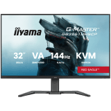 IIYAMA Gaming Monitor 32 VA Gaming G-Master Red Eagle FreeSync Premium 3840x2160 144Hz 400cd/m2 2xHDMI 2.1 DisplayPort USB-C 95W PD KVM 0.6ms MPRT speakers USB 2x3.2 2xC Black Tuner 15cm height adjustable stand