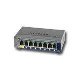 Switch NETGEAR ProSafe GS108T (Desktop/Montaj pe perete, DHCP Client Built-in, Suport Jumbo Frames, Radius/TACACS+)8 x Gigabit Ethernet/Fast Ethernet/Ethernet