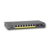 Switch NETGEAR GS110TP (2 SFP Slots, DHCP Client Built-in, Power over Ethernet (PoE), Radius/TACACS+)8 x Gigabit Ethernet/Fast Ethernet/Ethernet