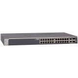 Netgear S3300 28-Port GB/10GB SmartSw24 GE ports, 4 10G ports, 128Gbps, 40dB GS728TX-100NES
