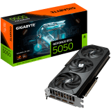 GIGABYTE Video Card NVidia GeForce RTX 5050 GAMING OC 8G, 8 GB GDDR6, PCI-E 5.0, 2xDP, 2xHDMI