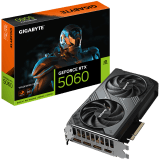 GIGABYTE Video Card NVIDIA GeForce RTX 5060 WINDFORCE OC 8G (8GB GDDR7/128bit, PCI-E 5.0, 1x 8Pin Power connector